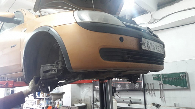 Замена сцепления Opel Corsa C